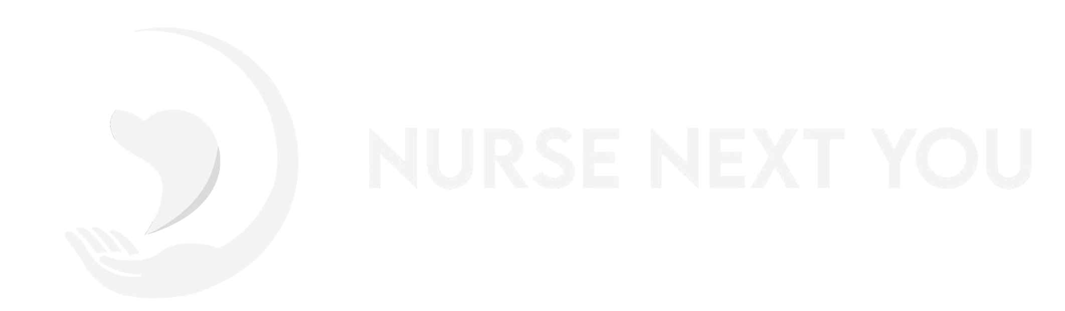 Nurse Next You Logo White